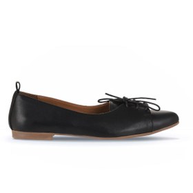 Resim Bueno Shoes Siyah Deri Kadın Loafer 01wr3114 