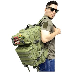 Resim 50 L Taktik Peçli Haki Spor Çantası 