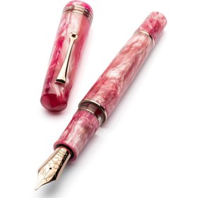 Resim Leonardo Momento Zero Grande 2,0 Dolma Kalem - Sakura - RGT #8 14K Gold - Gold nib #8 M 