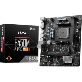 Resim Msı B450M-A Pro Max Iı Amd Ddr4 4133MHZ(OC) Matx Am4 
