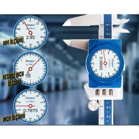 Resim Dasqua 3004-0005 Dijital Ekranlı Saatli Kumpas 0-150mm Diğer 