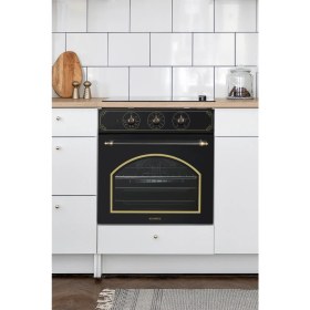 Resim Kumtel Rustik Siyah Cam Ankastre Fırın 4 Prog. B66-SF3(MT) 