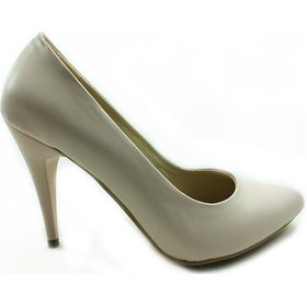 Resim Çarıkçım Stiletto Kadın Ayakkabı Pudra 61 700 