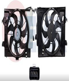 Resim Veka 25-2124 Fan Motoru Su Radyatoru Davlumbazlı Rezıstanslı Bıdonlu Hyundaı Accent Blue 1.4 Cvvt 2012- 