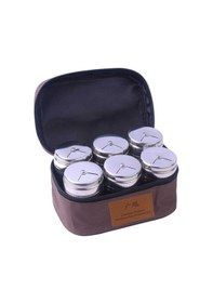 Resim Sones Açık Barbekü Paslanmaz Çelik Taşınabilir Baharat Kavanoz Takımı Çok Renkli 