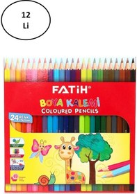 Resim Fatih Kuruboya 24 Renk Tam Boy 12'li 