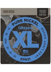 Resim D´Addario Epn21 Elektro Gitar Teli 12-51 