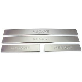 Resim Renault Megane 3 Krom Kapı Eşiği 2003 - 2008 Arası 4 Parça 