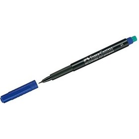 Resim Faber Castell 1523 Permanent Kalem - Asetat Kalemi S Mavi - 3 Adet Çok Renkli 