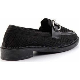 Resim Bambi Siyah Kadın Loafer Ayakkabı K01362245882 Siyah 