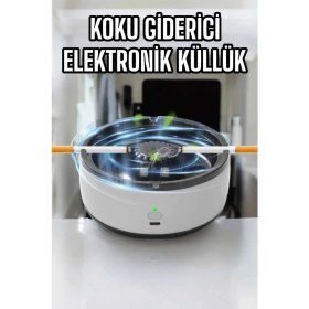 Resim Küllük Duman Giderici Temizlenebilir Elektronik Pilli 