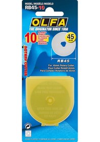 Resim Olfa Rb45-10 Maket Bıçağı Yedeği 10 Lu 