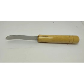 Resim Hagiki ( 1 Adet ) Kısa Oyacak Ahşap Saplı Sebze Oyacağı Kabak Patlıcan Biber Oyacağı ( 1 Adet ) 