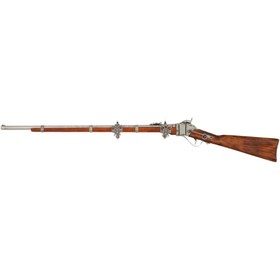 Resim Denix Sharps Askeri Koleksiyonluk Model Tüfek - USA 1859 
