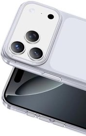 Resim Apple iPhone 17 Pro Max Uyumlu Soft Arkası Mat Slim Kaymaz Çizilmez Kılıf, Gri 