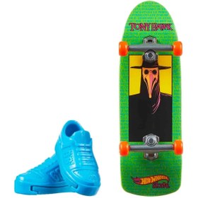 Resim Hot Wheels Skate Neon Temalı Parmak Kaykay ve Ayak Paketleri HPG21-HVK45 