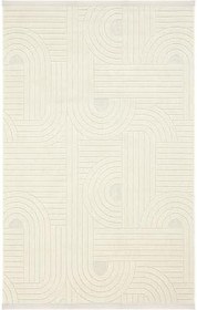 Resim Cool Halı Hasır 623 Krem Halı İnce Mutfak Halısı Yazlık Halı Kilim Kesme Halı Yolluk Antre Hol Koridor Halısı 