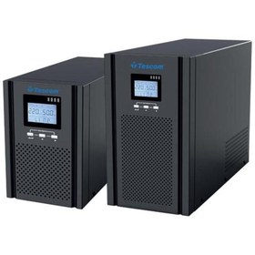 Resim TESCOM 1kva Teos 101 Onlıne 1/1f Lcd Ekran Tower Ups 2x 12v 7amper 