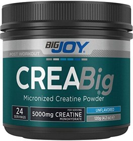 Resim Kreatin Creabig Powder 120 gr Creatine Monohydrate %100 Ultra Pure Micronized Amino Asit 