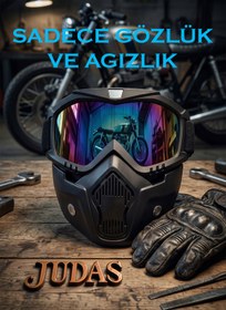 Resim JUDAS G43 Polarize Motosiklet Kayak Doğa Sporları Güneş Gözlüğü 