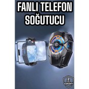 Resim Fanlı Telefon Soğutucu Pervaneli Soğutma Fanı 