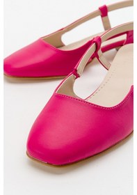 Resim Luvishoes 66 Fuşya Cilt Kadın Topuklu Sandalet Fuşya 