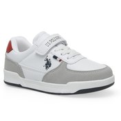 Resim CLINE JR 4FX Beyaz Erkek Çocuk Sneaker U.S. Polo Assn.