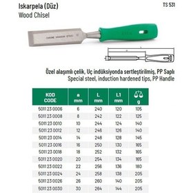 Resim Iskarpela, Düz, 18 Mm, Elta 