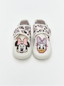 Resim LC Waikiki Minnie Mouse Baskılı Kız Bebek Panduf 