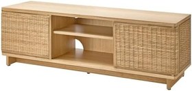 Resim Tv sehpası, rattan, 157x41x49 cm 