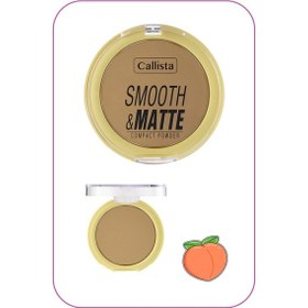 Resim Callista Smooth & Matte Compact Powder Mat Bitişli Toz Pudra - 40 Apricot 