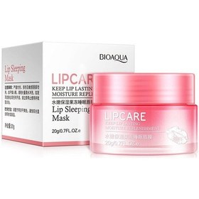 Resim Bioaqua Çilekli Uyku Dudak Maskesi Gece Kremi 20 G 