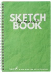 Resim Fanart Academy Sketchbook A6 Spiralli Eskiz Defteri Yeşil Kapak 