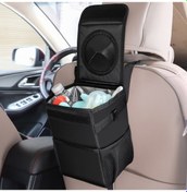 Resim Sones Araba Arka Koltuk Kancası Çöp Kovası Araba Saklama Kutusu 