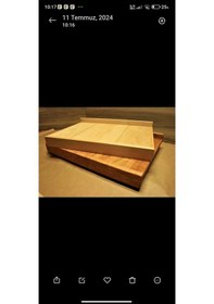 Resim Ahşap Tezgâh Üstü Büyük Boy Kesme Tahtası 50x40 Ahşap 