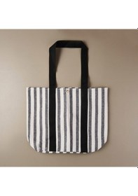 Resim Soft Plaj Çantası - Siyah - 48x35 Cm Çok Renkli 