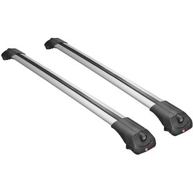 Resim Mitsubishi L200 2015-2023 Model Arası Uyumlu Ara Atkı Tavan Barı Gri 