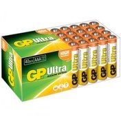 Resim GP Batteries GP24AU Ultra Alkalin LR03/E92/AAA Boy İnce Kalem Pil, 1.5 Volt, 40lı Paket 