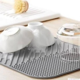 Resim Hane216 Silikon Bulaşık Kurutma Matı Bulaşıklık 