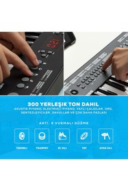 Resim Hype Store Alesis Melody 32 - Taşınabilir 32 Tuşlu Dijital Piyano Klavye, Dahili Hoparlör, 300 Entegre Ses, 40 
