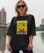 Resim Guatemala’ya Uçuş Oversize Tişört 