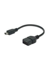 Resim Digitus AK-300310-002-S 0.20 Mt mini USB 5 Pin to USB 2.0 Erkek-D 