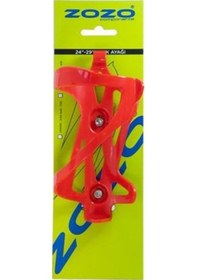 Resim Zozo - Bc23 Plastik Bisiklet Matara Kafesi Kırmızı Suluk Tutucu Kırmızı 