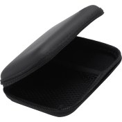 Resim Spibicyy Taşınabilir Sabit Disk Sürücüsü Darbeye Dayanıklı Fermuar Kapak Çanta Kılıf 2.5 Inç HDD Çantası Hardcase Siyah (Yurt Dışından) 