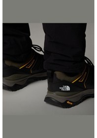 Resim The North Face Erkek Hedgehog Gore-tex Doğa Yürüyüşü Ayakkabısı Haki Black 