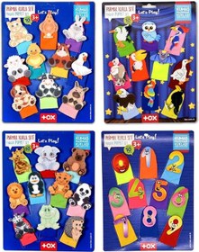 Resim 4 Set - 40 Parça Tox Rakamlar, Uçan, Evcil Ve Vahşi Hayvanlar Parmak Kukla T772 T782 T222 T64 