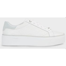 Resim Calvin Klein Bayan Ayakkabı Hw0hw01870 0k9 Beyaz-gri Beyaz - Gri 