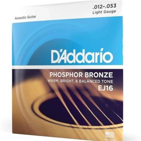 Resim AyrStore Ej16 Akustik Gitar Tel Seti, Phosphor Bronze, Light Gau 