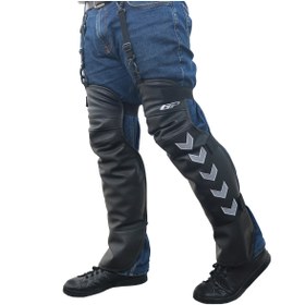 Resim GP KOMPOZİT Universal Bacak Koruma Örtüsü Siyah-Gri (1 Adet Boyunluk Hediye) 