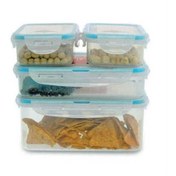 Resim Geseus Moonstar Mlock Set Hava Geçirmez Saklama Kabı 4 Parça St-168 